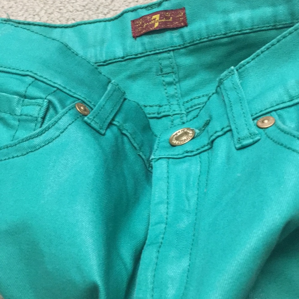 Green jeans